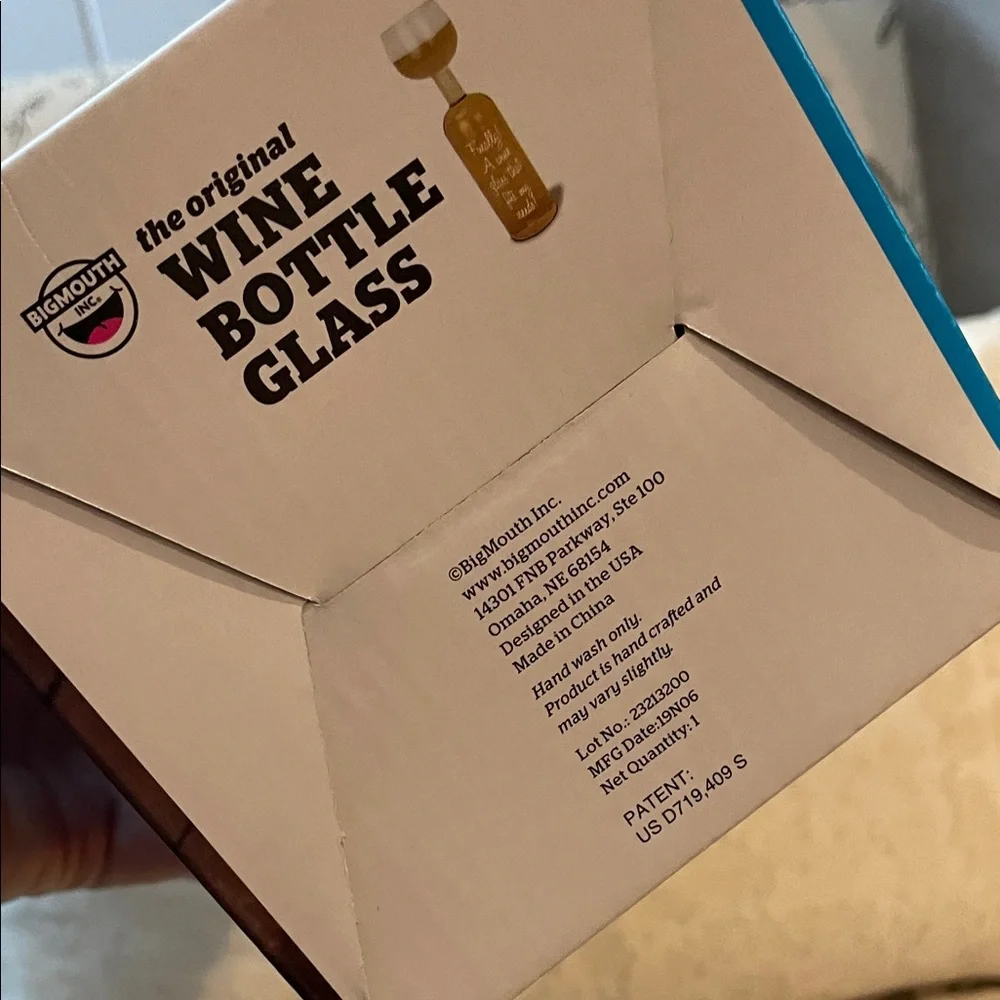 BigMouth Inc. Wine Bottle Glass - NIB - Picture 5 of 12